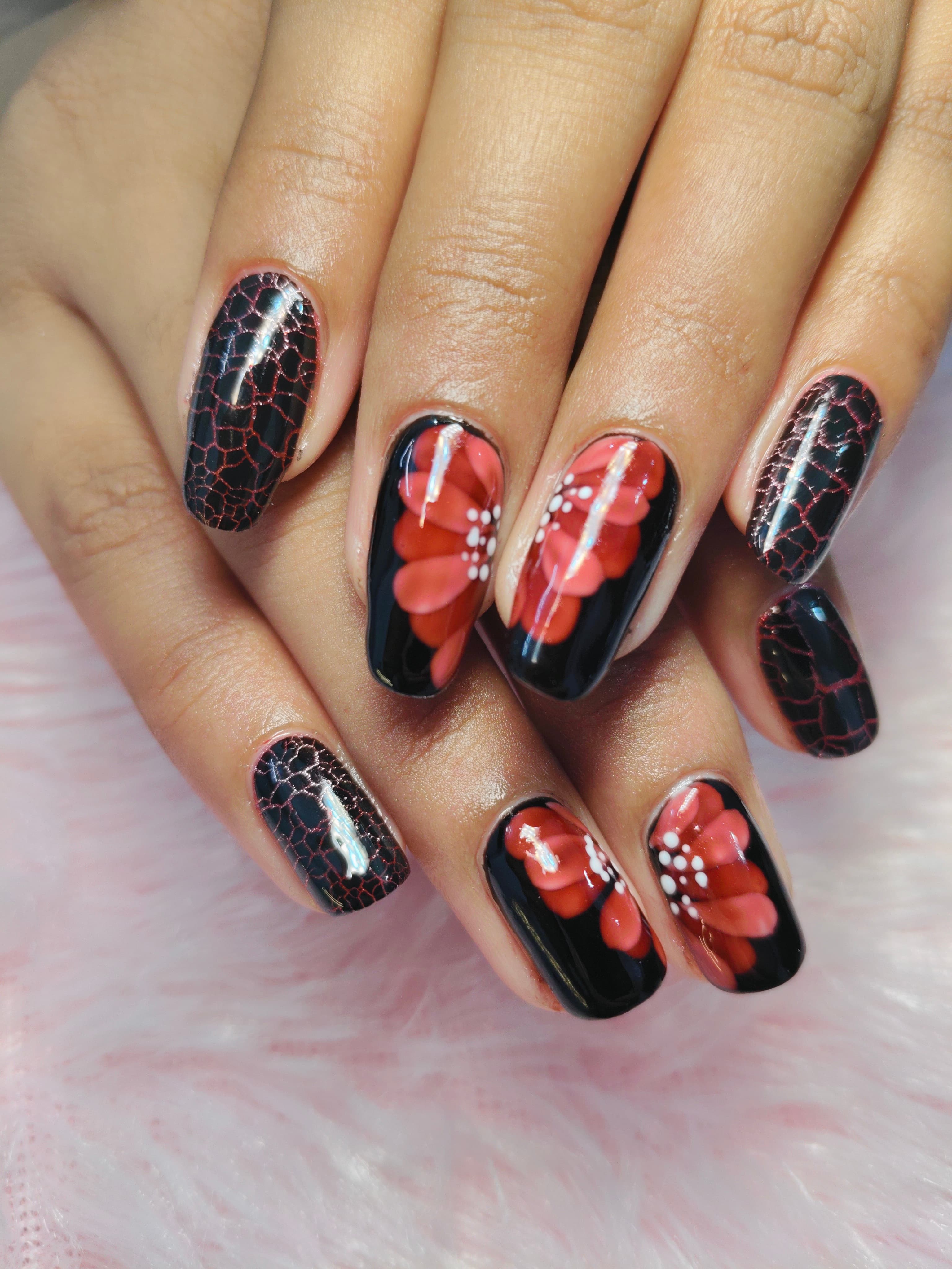Gel polish on natural nails